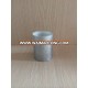 Wax Flameless LED Candles Size: H 7.5cm dia 5cm - Silver